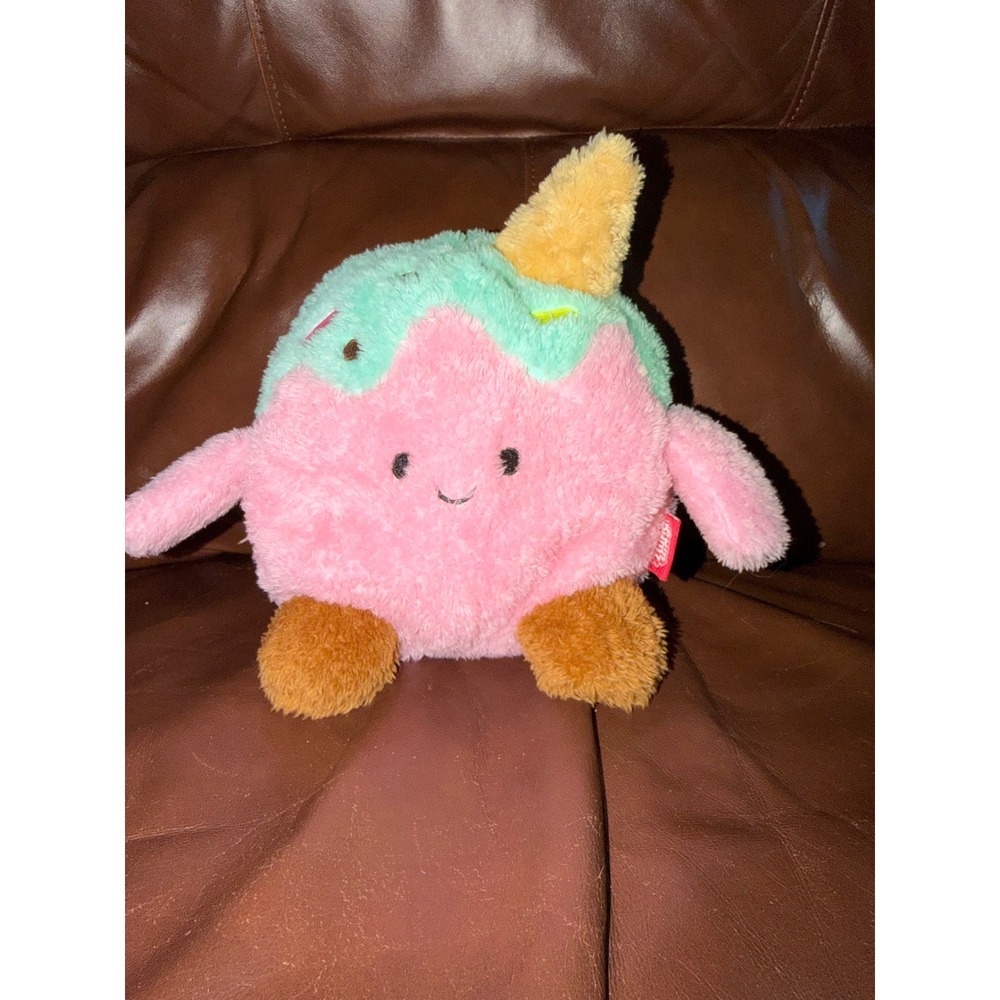 BumBumz by Russ Chloe the Ice Cream Cone 7.5 inch‎ Plush BreakfastBumz Pink Mint